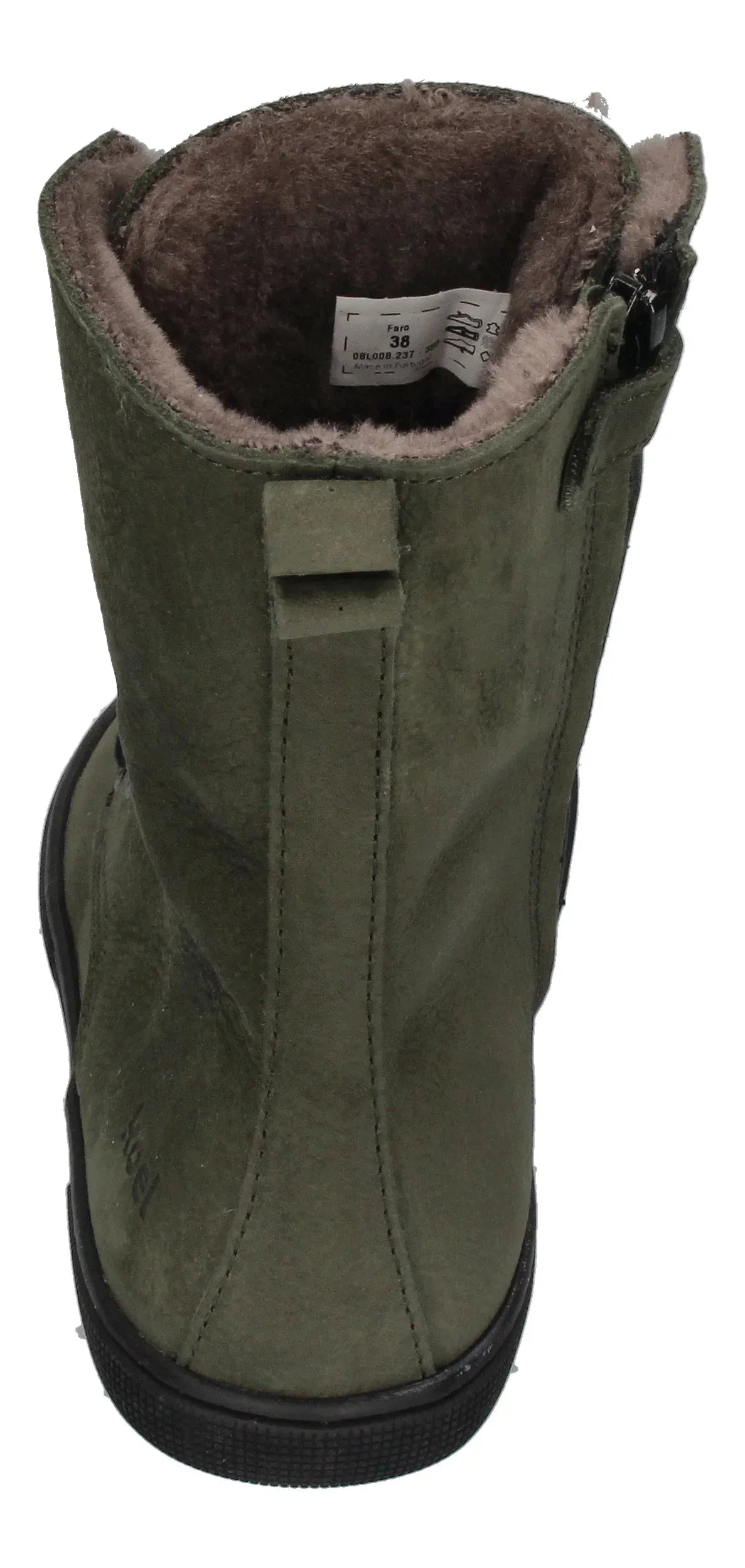 KOEL Damen Barefoot Booties mit Lammwolle FARO - khaki-2