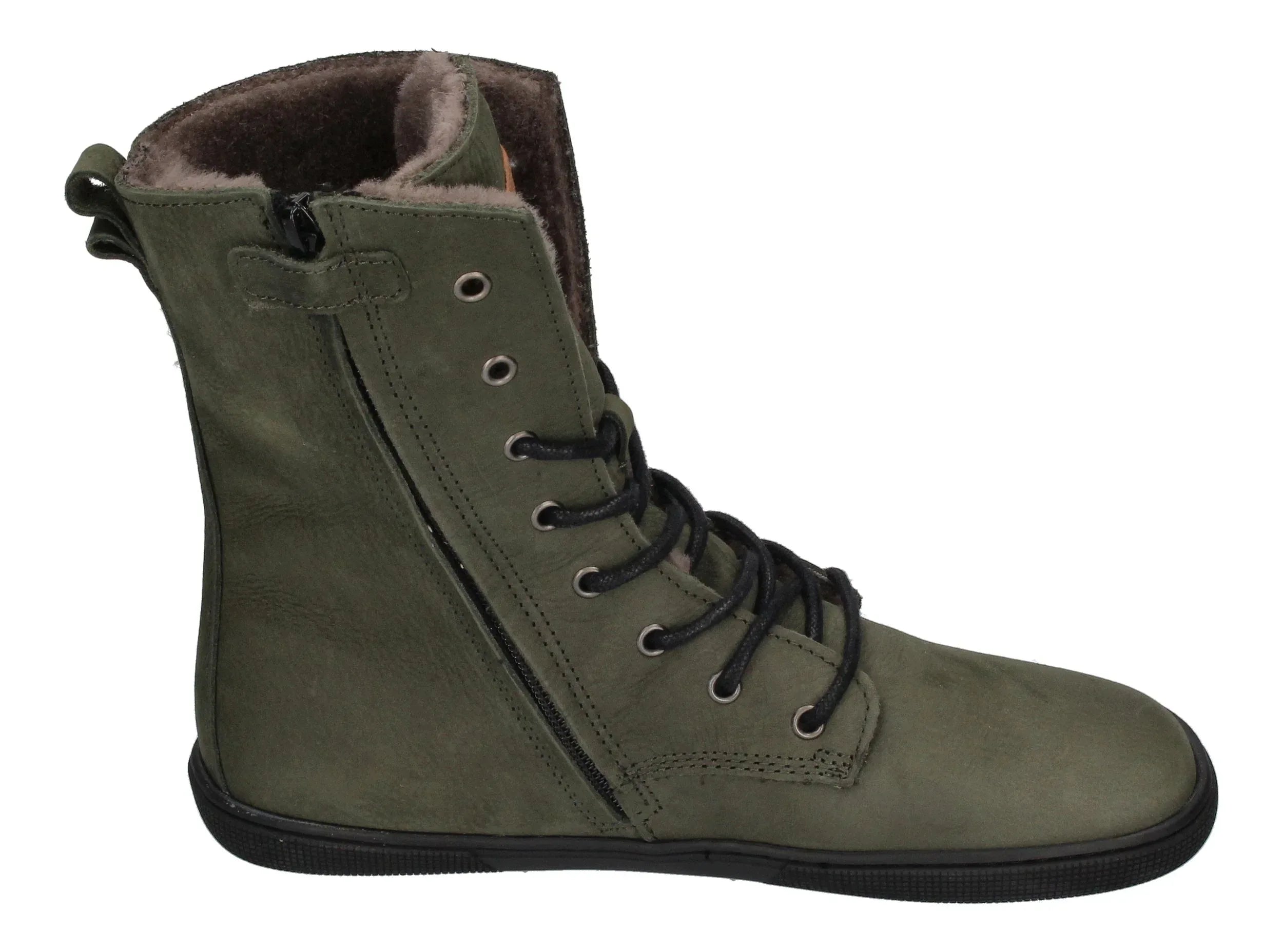 KOEL Damen Barefoot Booties mit Lammwolle FARO - khaki-3