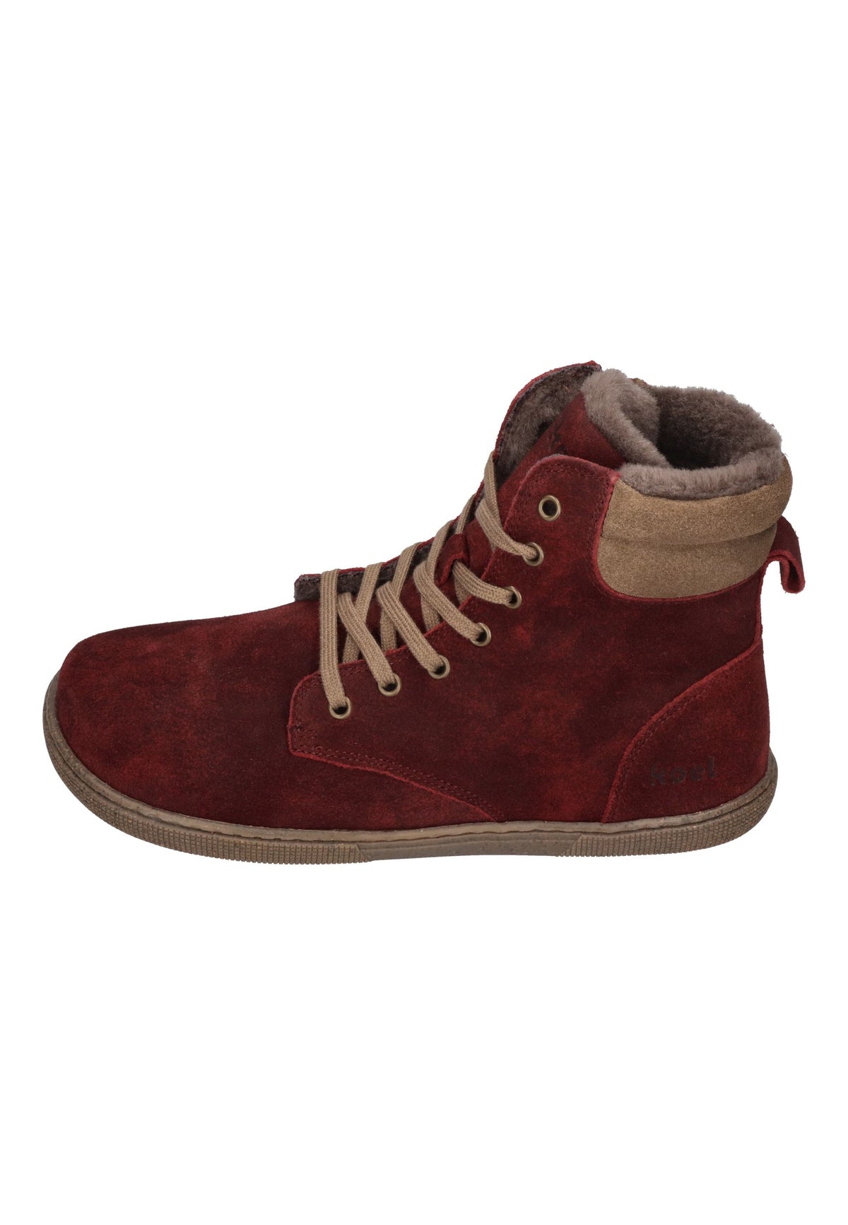 KOEL Damen Barefoot Booties FLORENCE CLOUD WOOL bordo