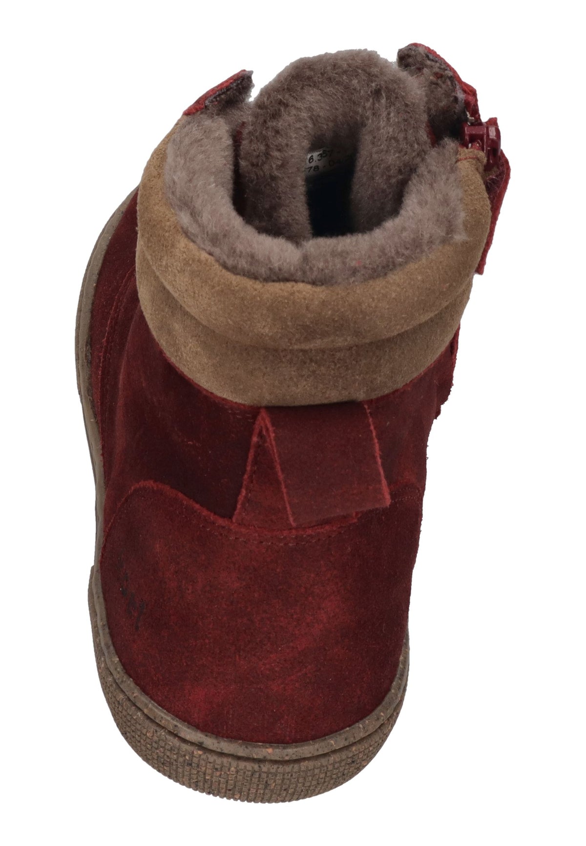 KOEL Damen Barefoot Booties FLORENCE CLOUD WOOL bordo