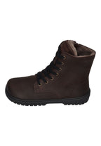 KOEL Damen gefütterte Barefoot Schnürboots GALYON WOOL chocolate