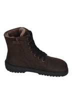KOEL Damen gefütterte Barefoot Schnürboots GALYON WOOL chocolate