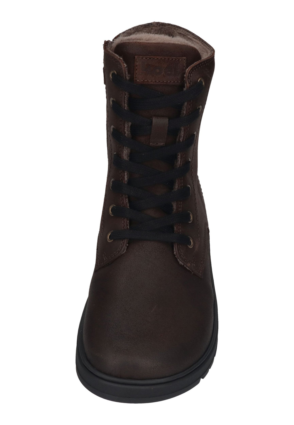 KOEL Damen gefütterte Barefoot Schnürboots GALYON WOOL chocolate