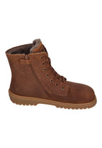 KOEL Damen gefütterte Barefoot Schnürboots GALYON WOOL cognac