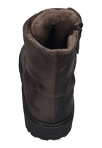 KOEL Damen gefütterte Barefoot Schnürboots GALYON WOOL dark grey