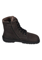 KOEL Damen gefütterte Barefoot Schnürboots GALYON WOOL dark grey