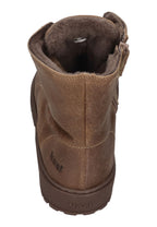 KOEL Damen gefütterte Barefoot Schnürboots GALYON WOOL taupe
