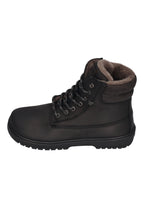 KOEL Damen gefütterte Barefoot Schnürboots GRAVON WOOL black