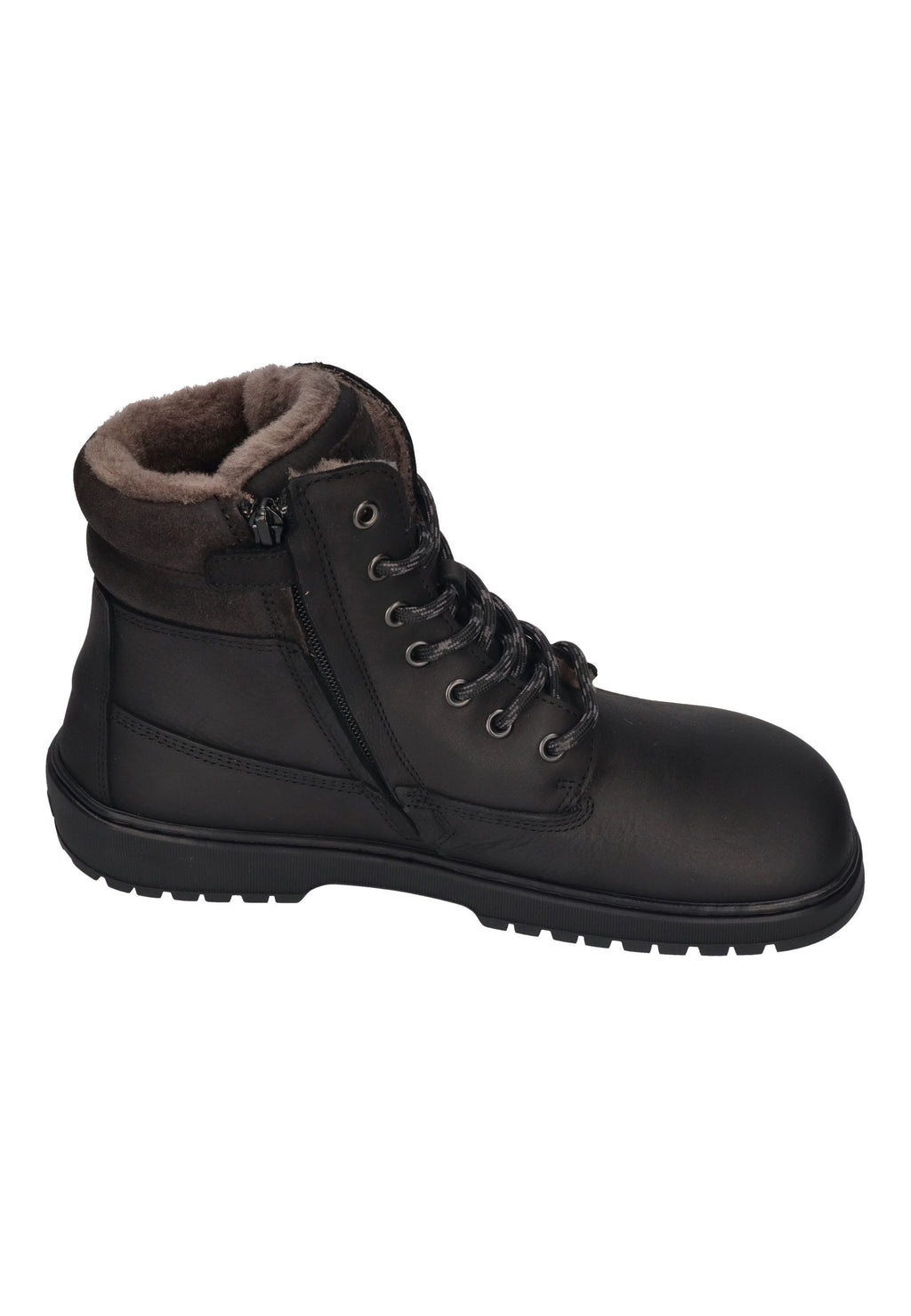KOEL Damen gefütterte Barefoot Schnürboots GRAVON WOOL black