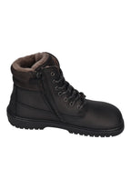 KOEL Damen gefütterte Barefoot Schnürboots GRAVON WOOL black