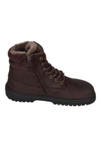KOEL Damen gefütterte Barefoot Schnürboots GRAVON WOOL brown
