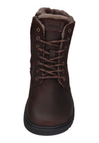 KOEL Damen gefütterte Barefoot Schnürboots GRAVON WOOL brown
