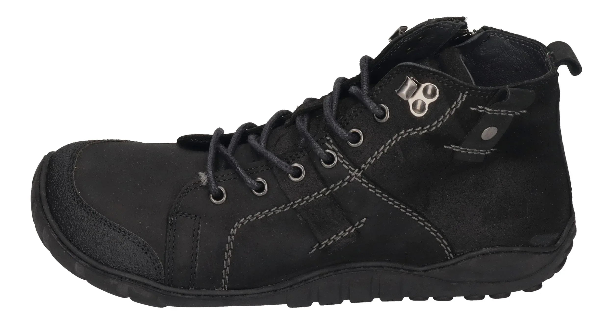 KOEL Herrenschuhe Barefoot Boots PAX LEATHER - black
