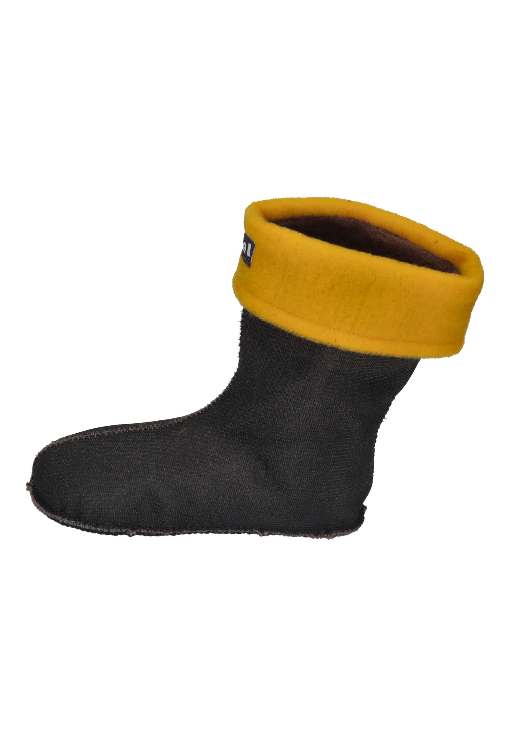 KOEL Innenfutter für KOEL Gummistiefel WELLIE BARE SOCK brown yellow