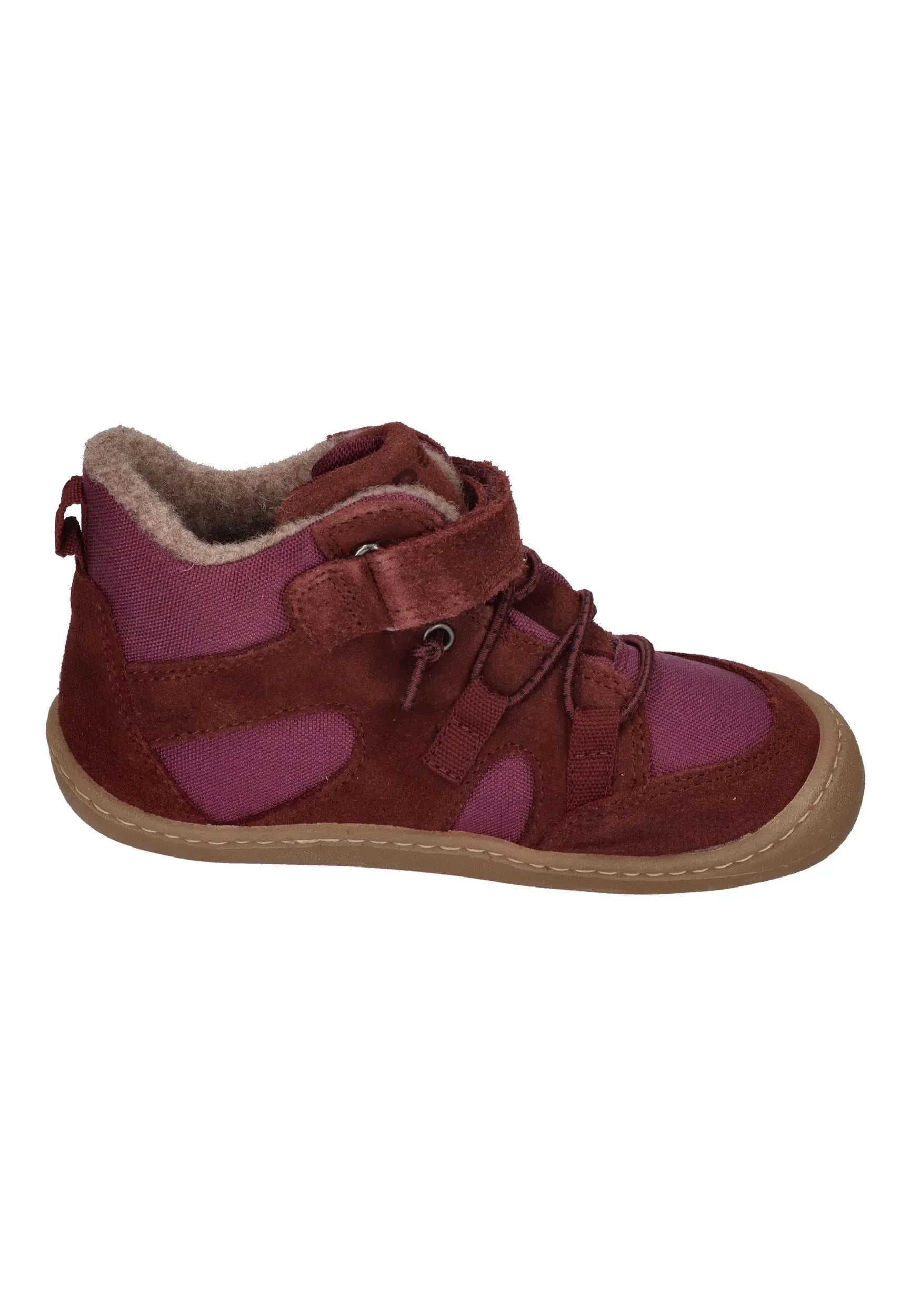 KOEL Barefoot Kinder Übergangsschuhe Sneakers BEAU WOOL bordo