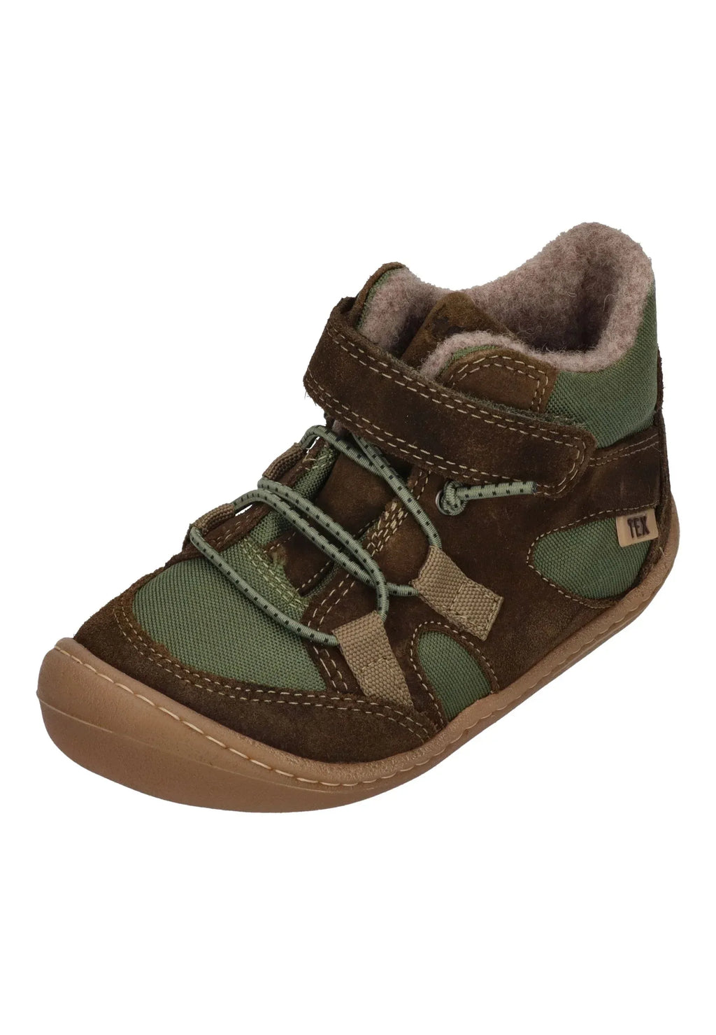KOEL Barefoot Kinder Übergangsschuhe Sneakers BEAU WOOL khaki