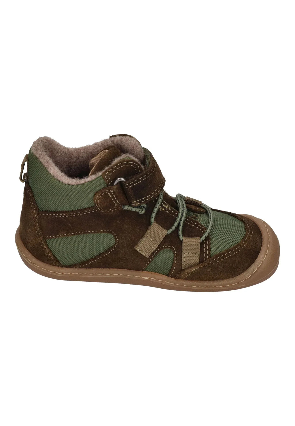 KOEL Barefoot Kinder Übergangsschuhe Sneakers BEAU WOOL khaki