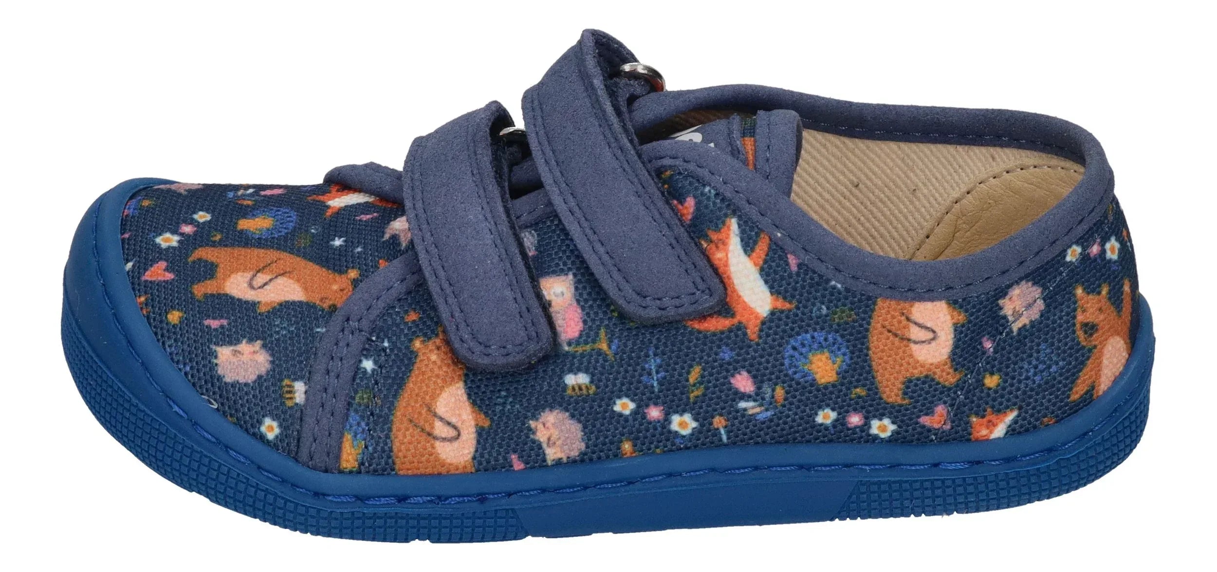 KOEL Kinder Barefoot vegane Sneakers DUD PRINT bear blue