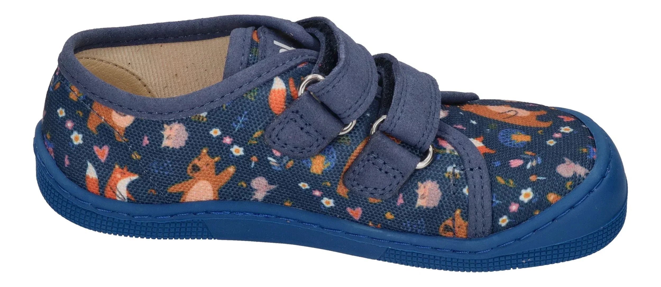 KOEL Kinder Barefoot vegane Sneakers DUD PRINT bear blue