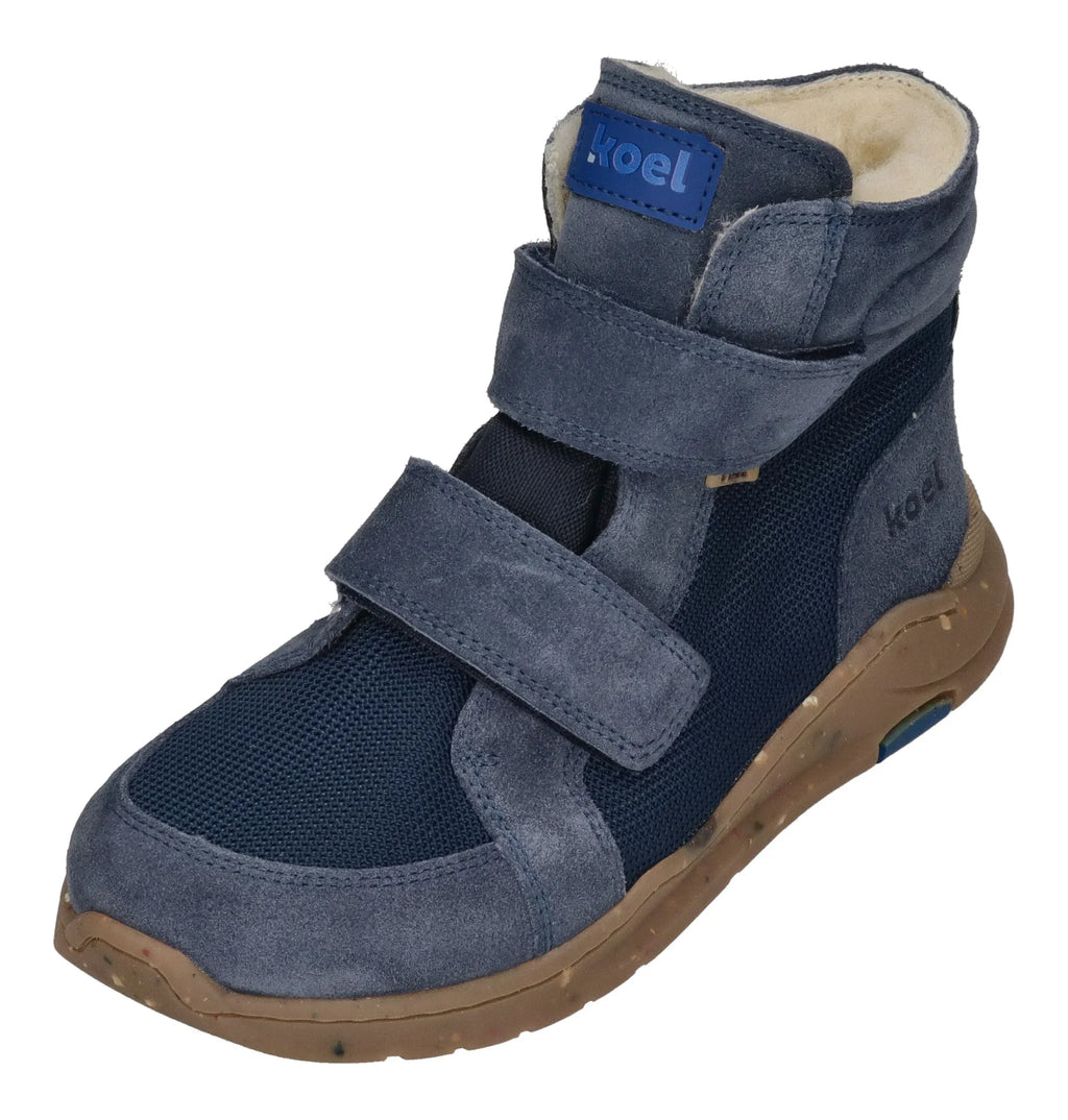 KOEL Barefoot gefütterte Teenager Sneakers SILAS TEX blue