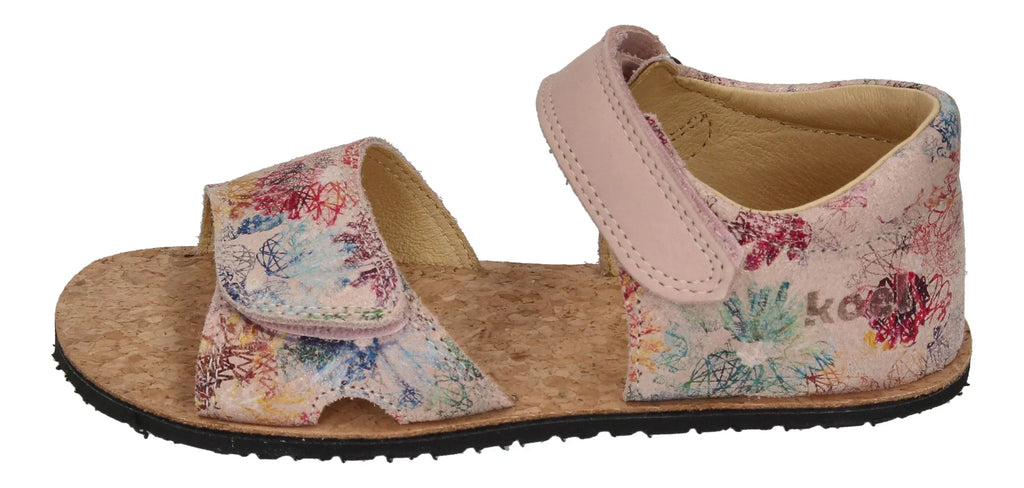 KOEL Barefoot Kinderschuhe - Sandalen AMELIA FANTASY nude-1