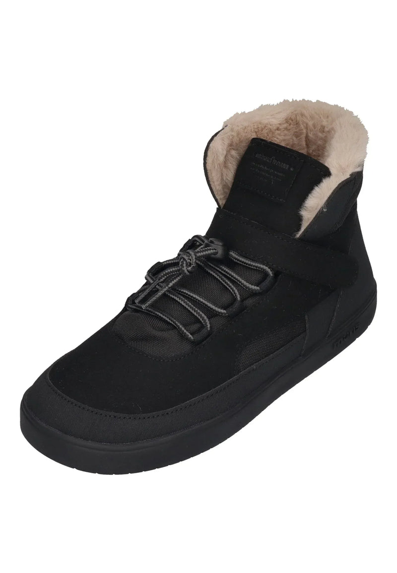 MURIS vegane, wasserdichte Barefoot Damen Booties BALTIC SHE black