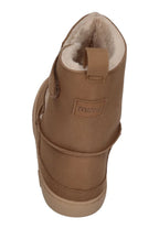 MURIS vegane, wasserdichte Barefoot Damen Booties SIBERIA SHE bark brown