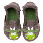NANGA Kinderschuhe - Hausschuhe MAGIC DRAGON - braun-6