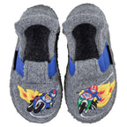 NANGA Kinderschuhe - Hausschuhe MOTO - grau-6