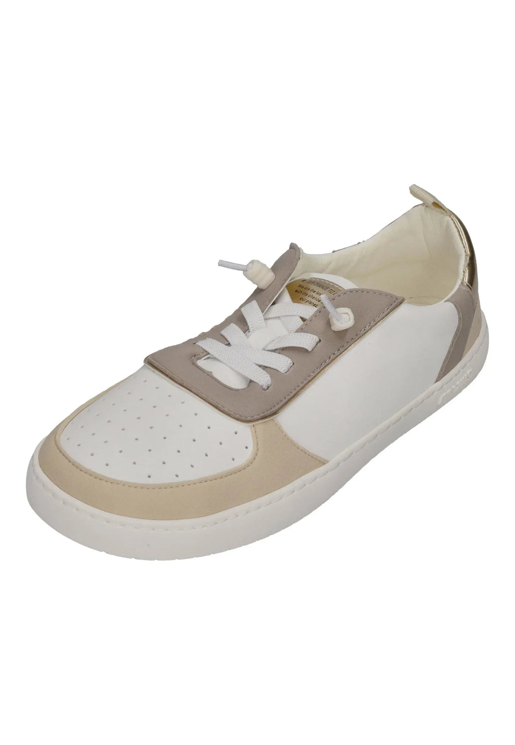 MURIS vegane Barefoot Damen Sneakers NUUK SHE - gold