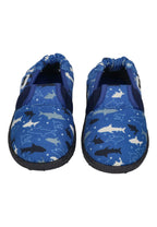 NANGA Kinder Hausschuhe HAIALARM 2.0 blau