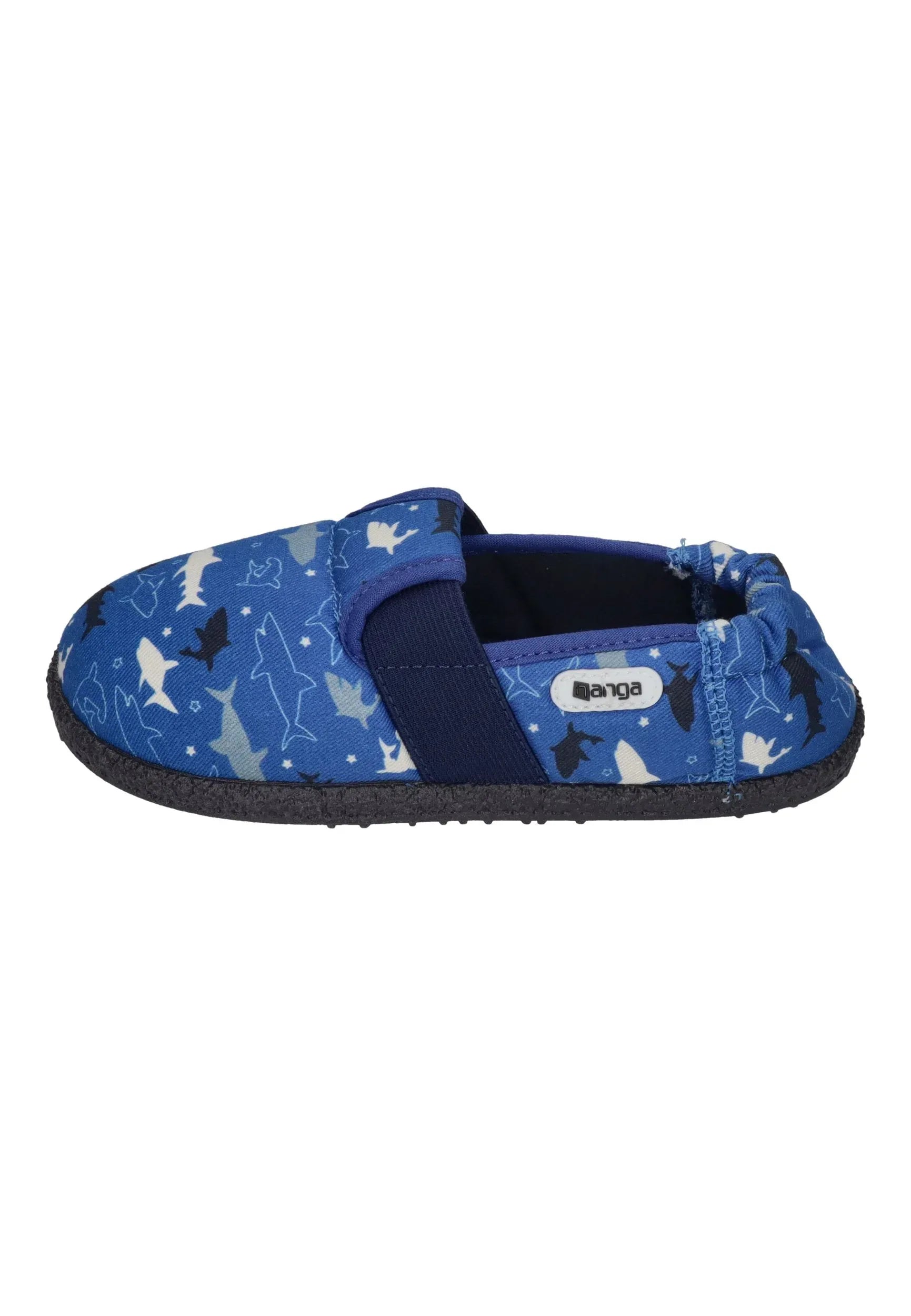 NANGA Kinder Hausschuhe HAIALARM 2.0 blau