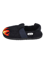 NANGA Kinder Hausschuhe Schurwolle LITTLE FIREMAN 2.0 dunkelblau