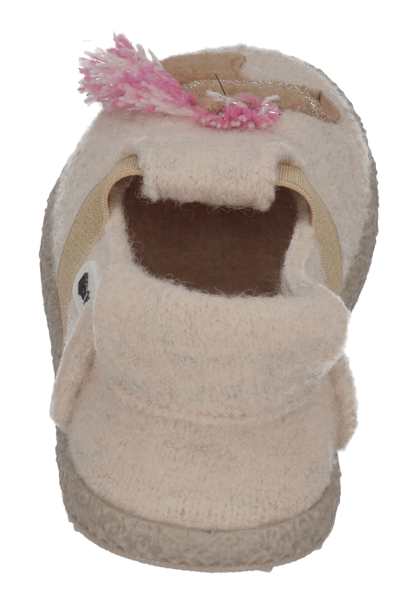 NANGA Kinder Hausschuhe Schurwolle LITTLE HORSE 2.0 beige melé