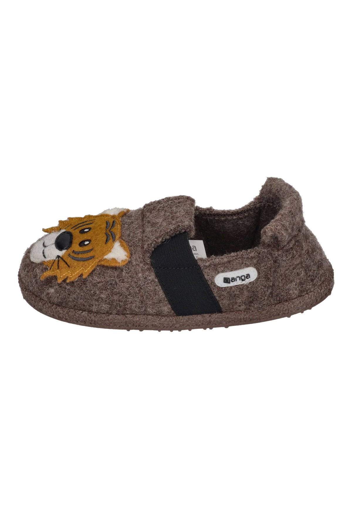 NANGA Kinder Hausschuhe Schurwolle ROAR TIGER 2.0 braun