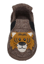 NANGA Kinder Hausschuhe Schurwolle ROAR TIGER 2.0 braun