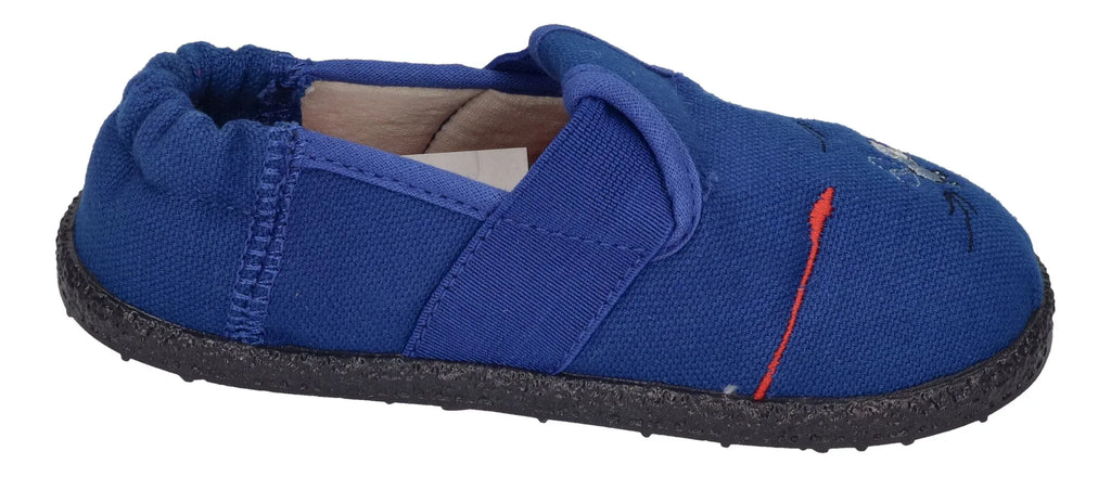 NANGA Kinder - Hausschuhe ELLIOT 2.0 blau