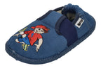 NANGA Kinder - Hausschuhe FUSSBALLER 2.0 mittelblau