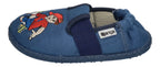 NANGA Kinder - Hausschuhe FUSSBALLER 2.0 mittelblau