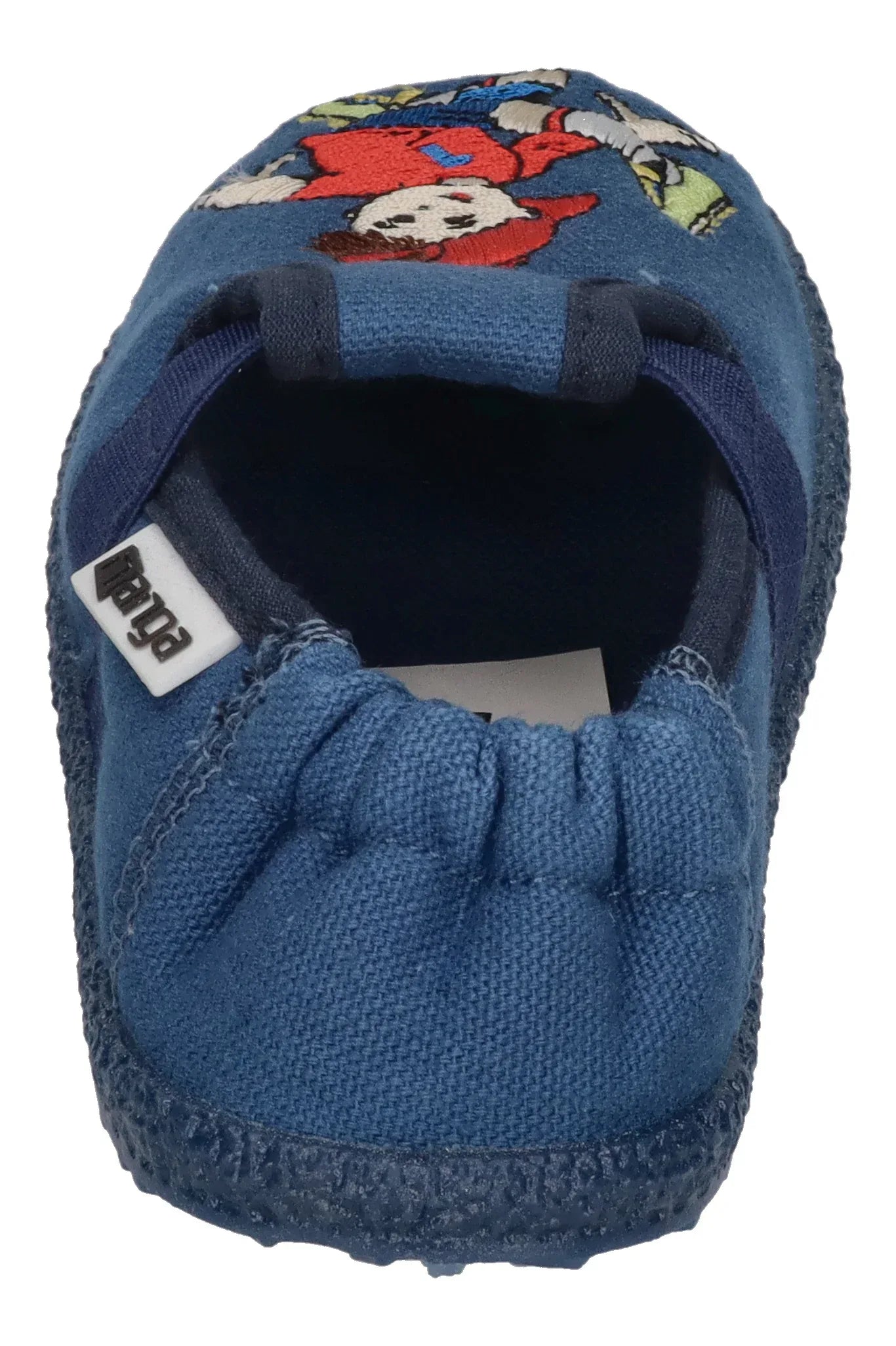NANGA Kinder - Hausschuhe FUSSBALLER 2.0 mittelblau