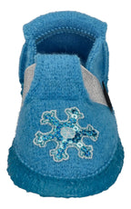 NANGA Kinder - Hausschuhe SNOWFLAKE - türkis