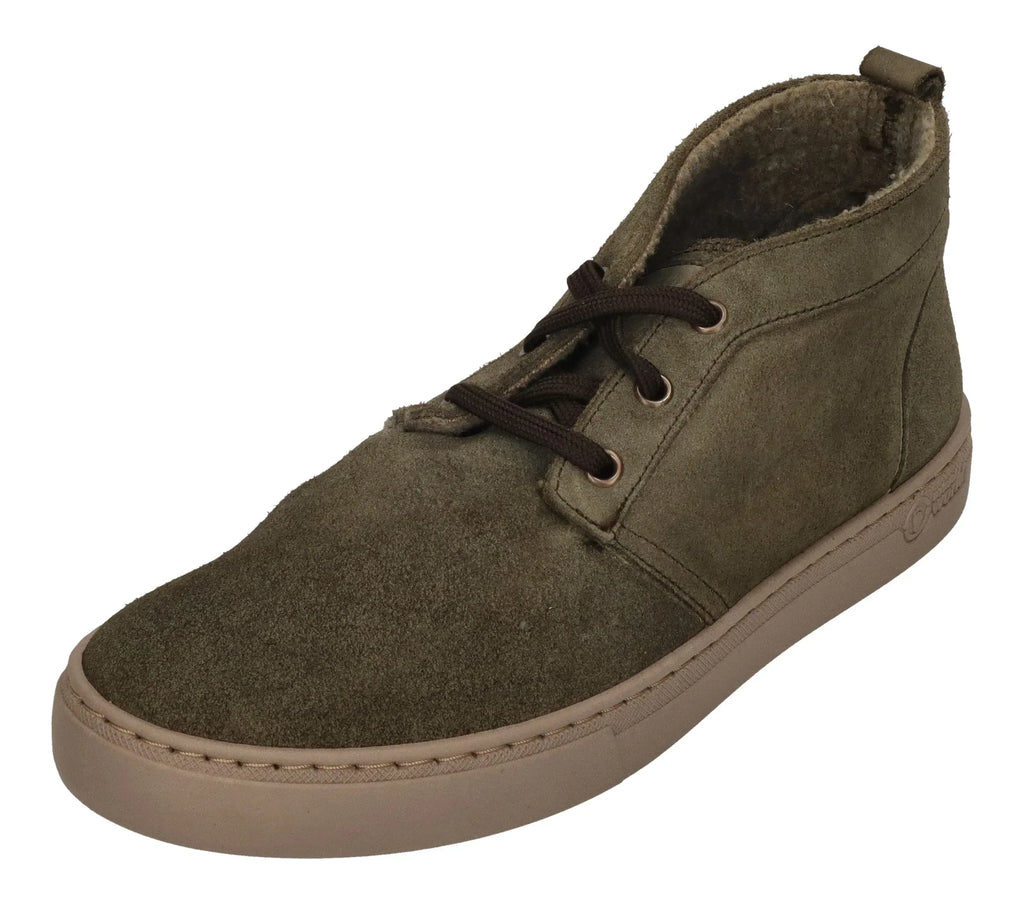 NATURAL WORLD warm gefütterte Chukka-Boots - SAFARI NEW 6722-978 forest