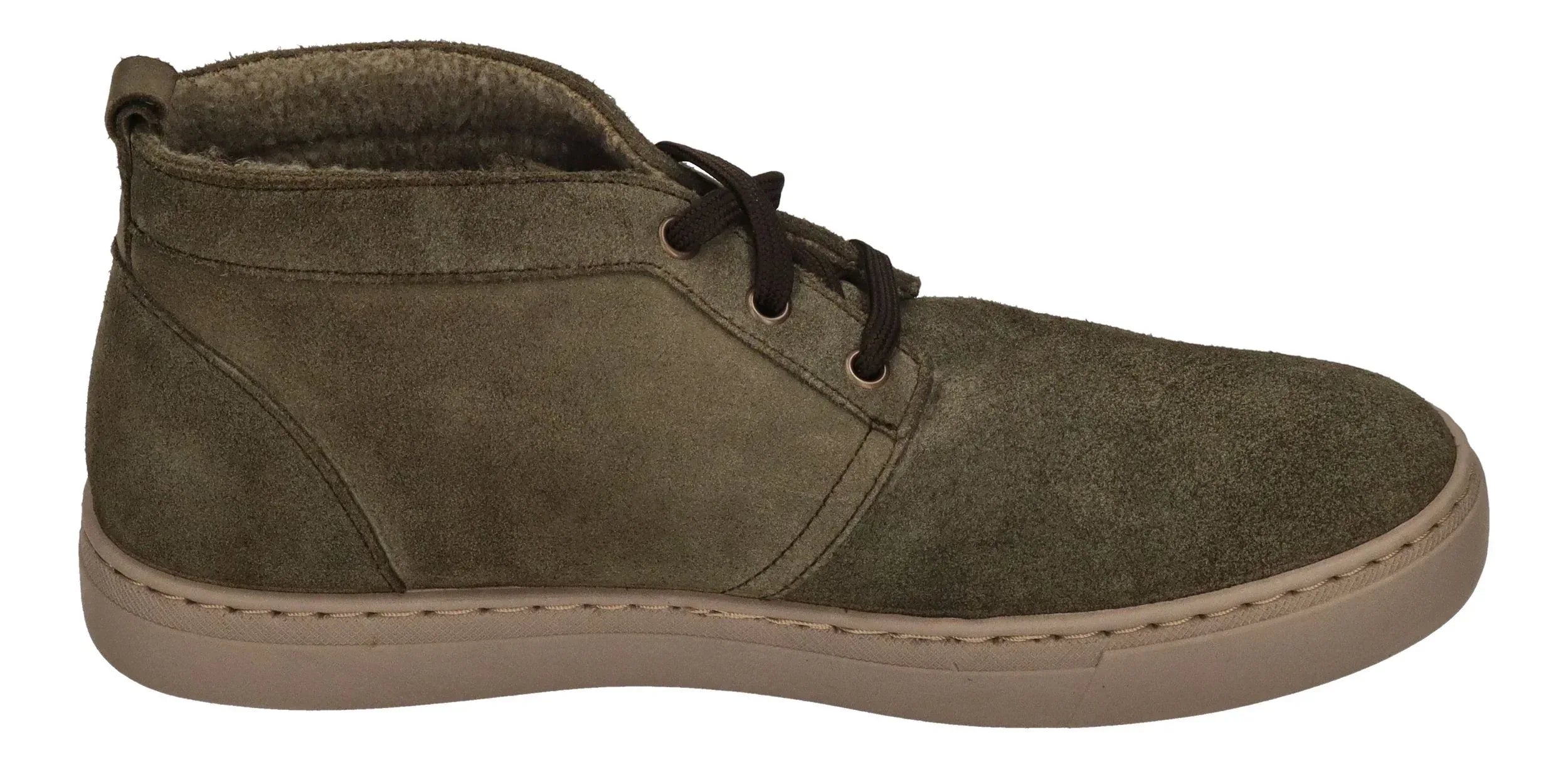 NATURAL WORLD warm gefütterte Chukka-Boots - SAFARI NEW 6722-978 forest