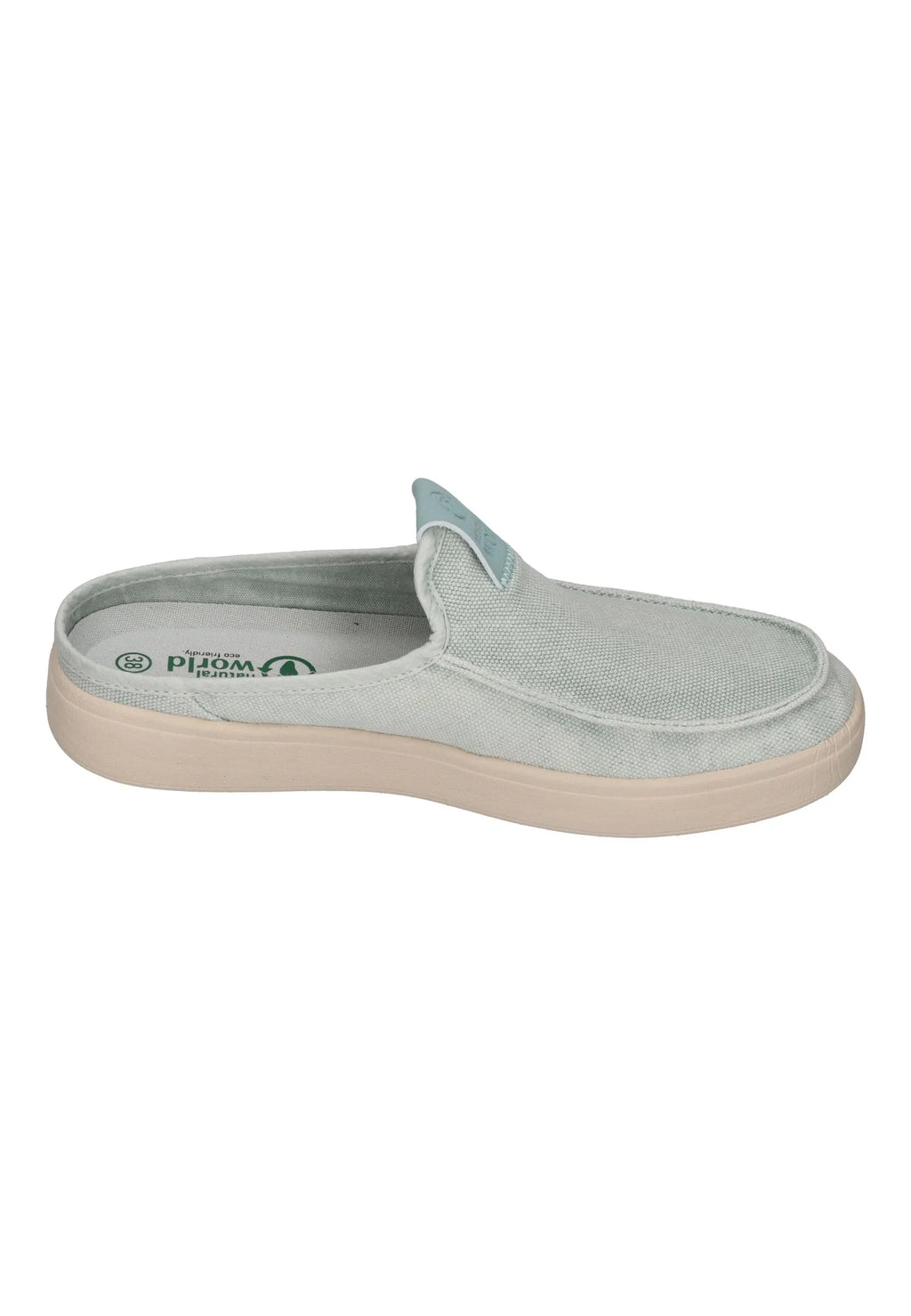 NATURAL WORLD Damen Pantolette PINET 8467 aqua 763