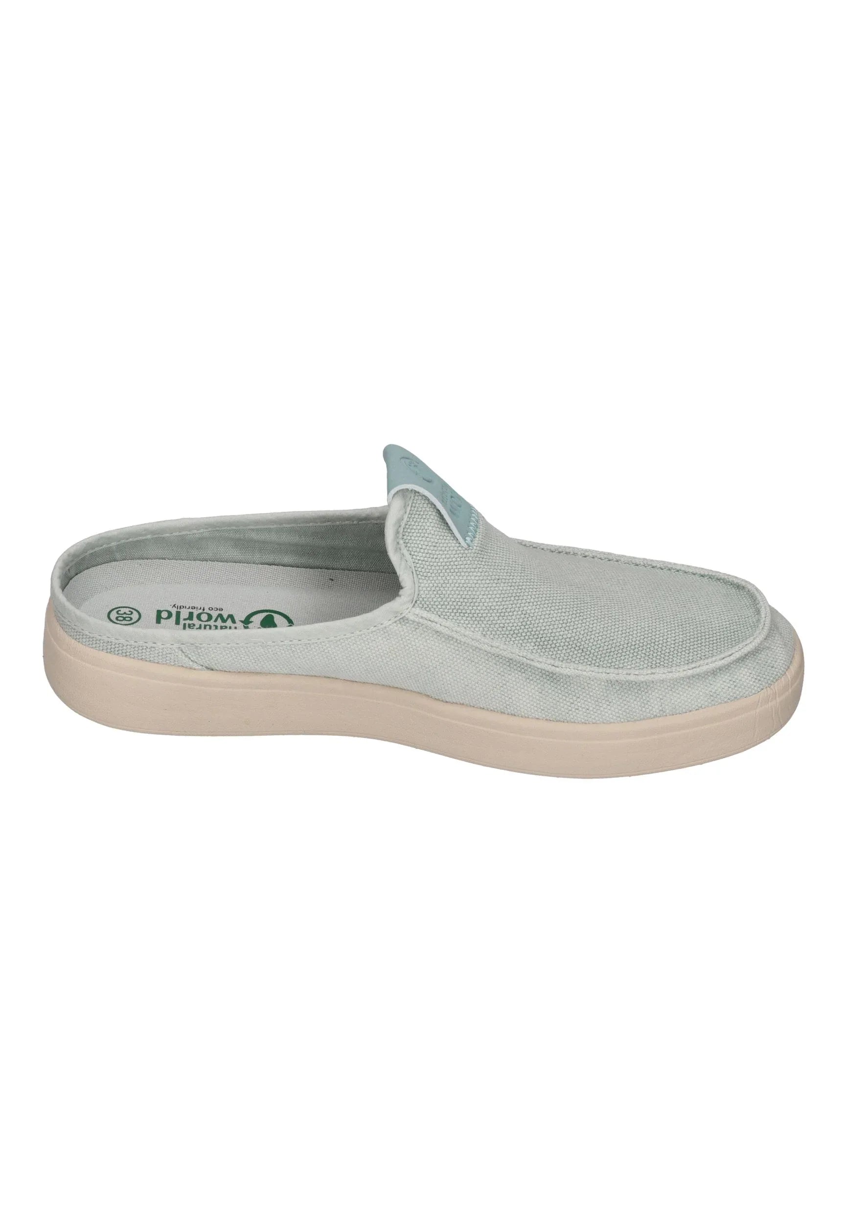 NATURAL WORLD Damen Pantolette PINET 8467 aqua 763