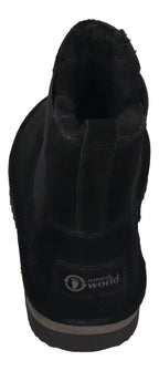 NATURAL WORLD Herren Chelsea-Boots DUNE 7384 negro