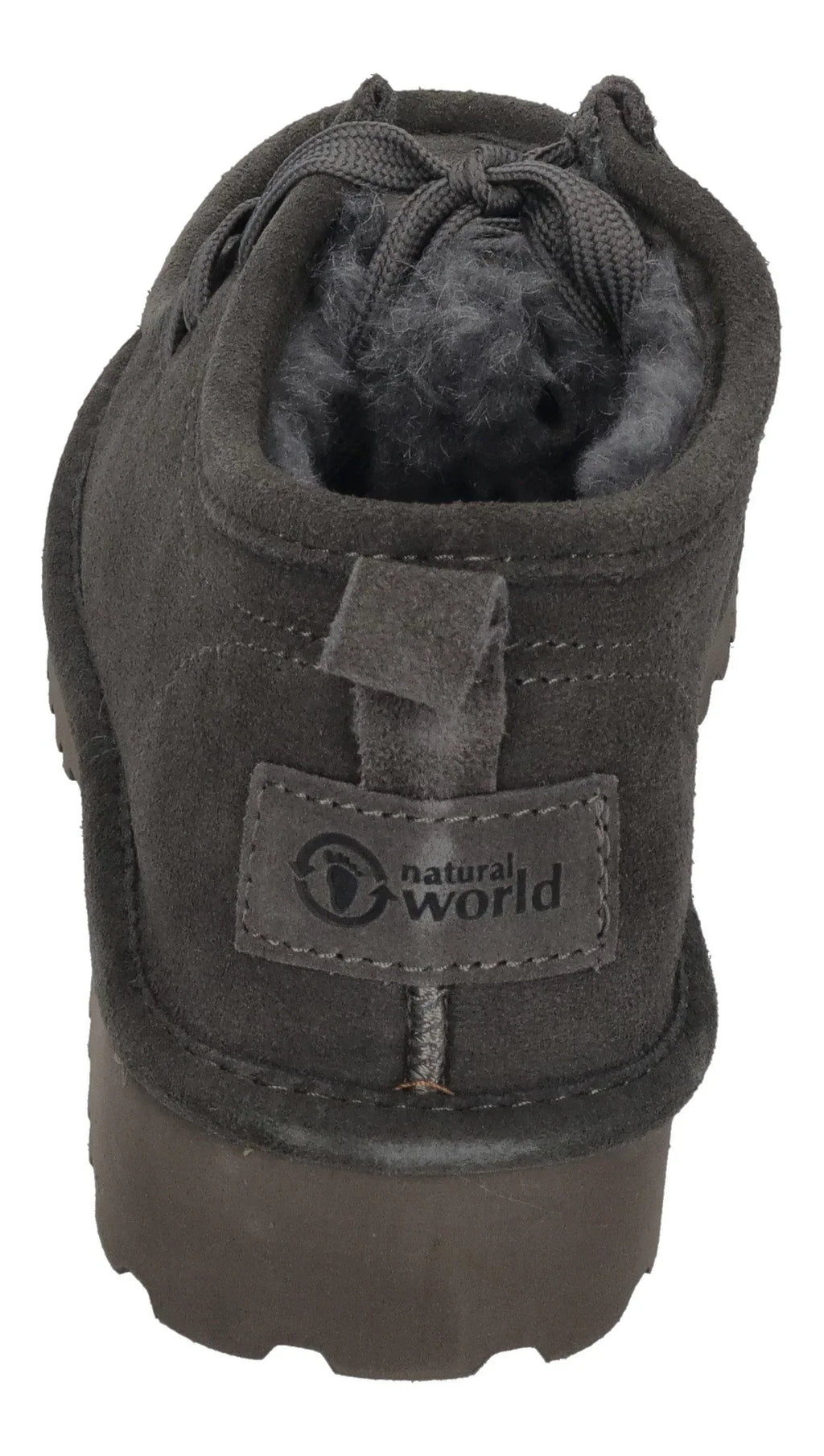 NATURAL WORLD warm gefütterte Halbschuhe ASPEN ECO 7385 gris