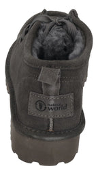 NATURAL WORLD warm gefütterte Halbschuhe ASPEN ECO 7385 gris