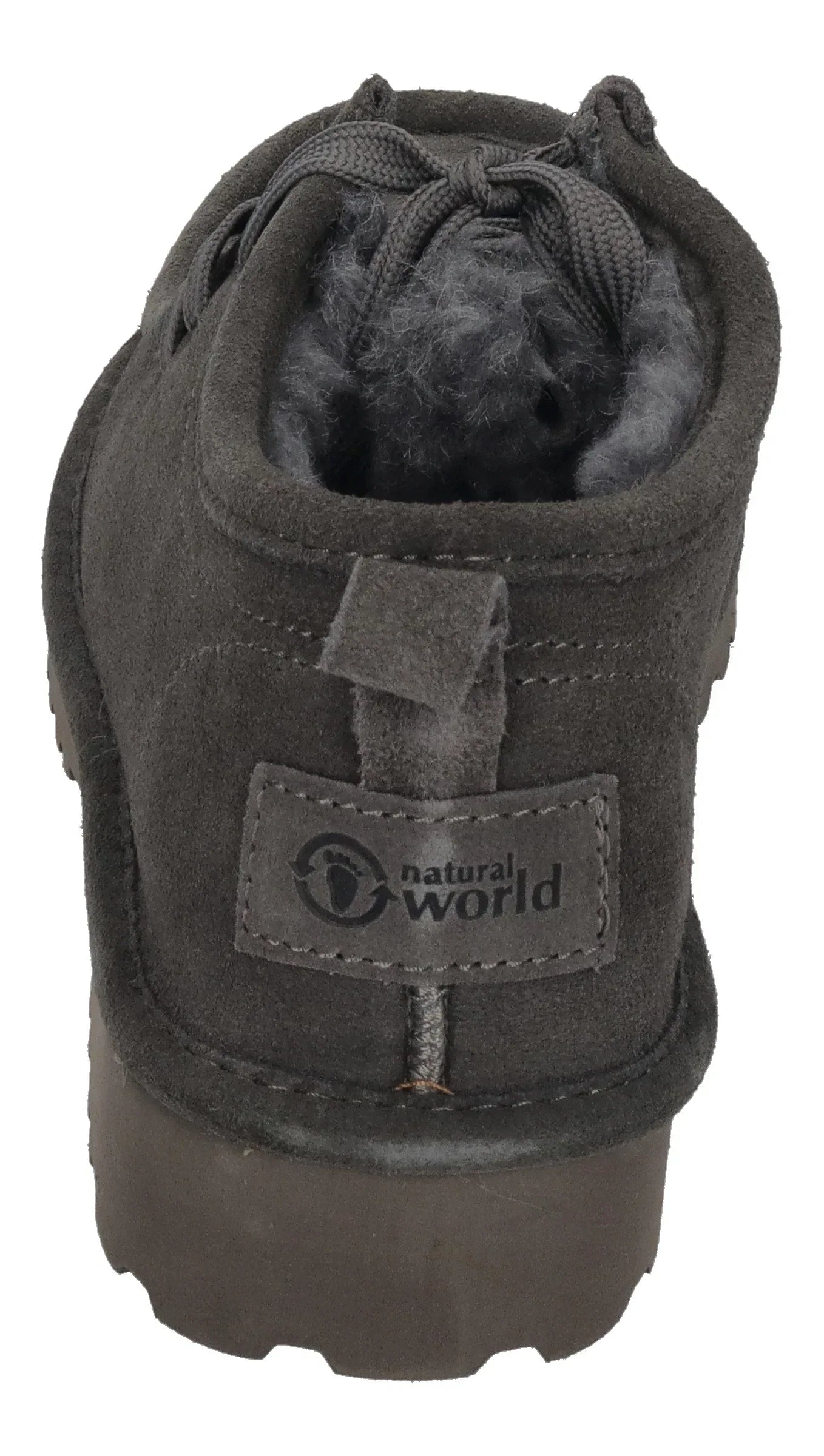 NATURAL WORLD warm gefütterte Halbschuhe ASPEN ECO 7385 gris