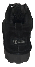NATURAL WORLD warm gefütterte Halbschuhe ASPEN ECO 7385 negro